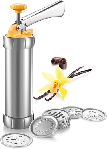 Tescoma GALLETERA/DECORADOR para Tarta Delicia, Metal, Lunghezza 24,5 cm